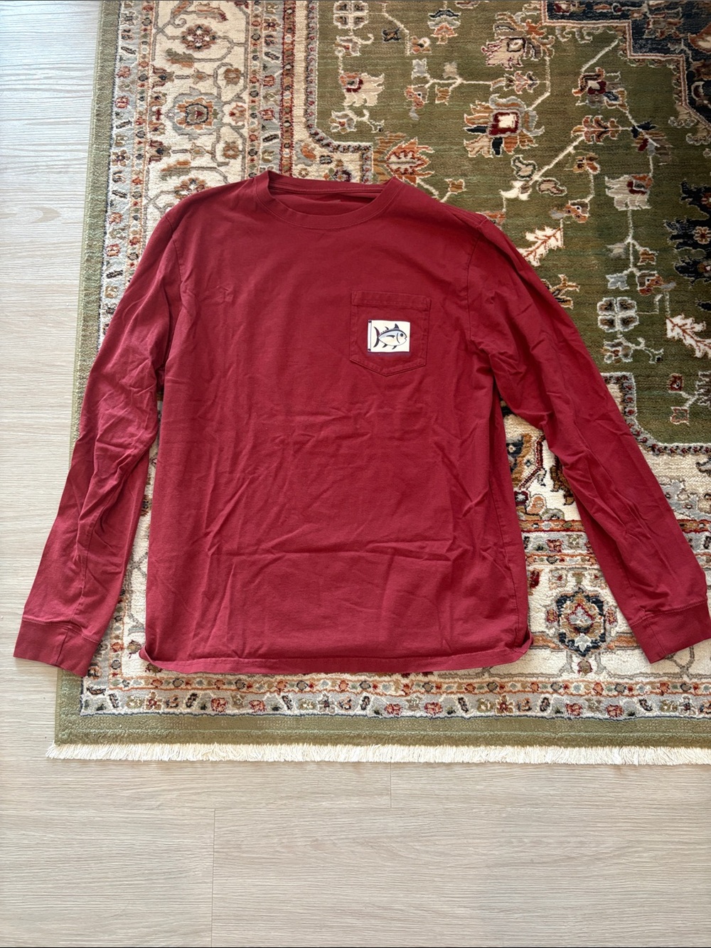 Southern Tide Men's Long-Sleeve Pocket Tee - Gamecocks